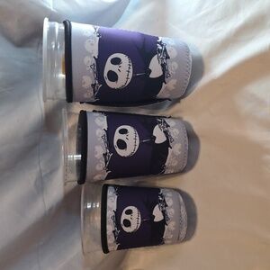 3 Pack Reusable Coffee Sleeves With Handles - Skeleton